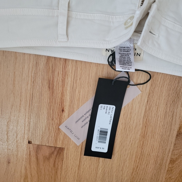 Nili Lotan Megan Wide-Leg Pants in Stone Size 0 NWT - Picture 5 of 9